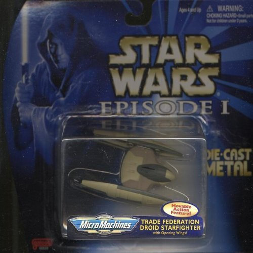 TAKARA TOMY Star Wars [Star Wars] Episode 1 Micro Machines en Fonte d'Fédération du Commerce de véhicules Droid Fighter
