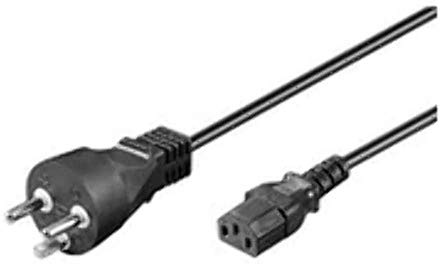 Microconnect 1m IEC 320 - power cables (Male/Female, Straight, Straight, Black)