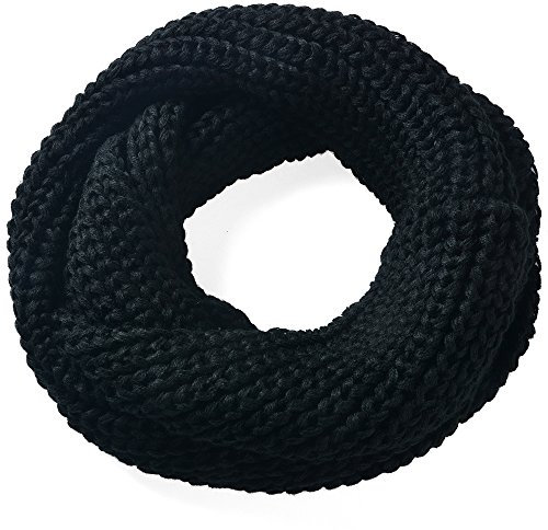 Miobo Loopschal Loopwolla Schal Schlauchschal Rundschal gestrickt Herbst Winter in vielen schönen Uni-Farben