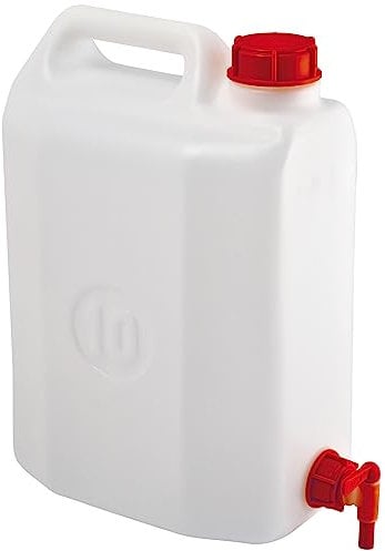 WURKO 044111 - Bidon plastico con Grifo 20l.Blanco