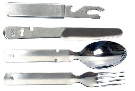 Relags Besteck Bundeswehrbesteck, 'Das Original' - in SB Verpackung, Silber, One Size, 540150