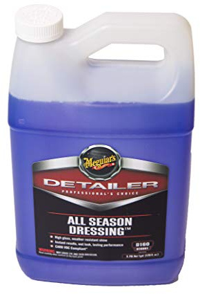 Meguiar's D16001 Detailer All Season Dressing 3.79L for all exterior rubber and plastic surfaces