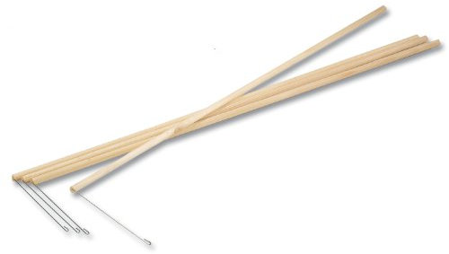 folia Laternenstab, aus Holz, Länge: 600 mm
