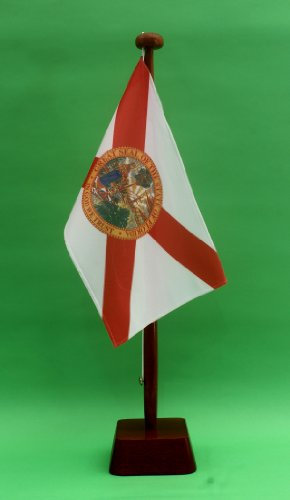 Florida USA Bundesstaat 15x25 cm Tischflagge in Profiqualität, nur Tischflagge