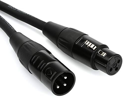 Hosa HMIC-030 REAN XLR3F to XLR3M Pro Microphone Cable, 30 feet