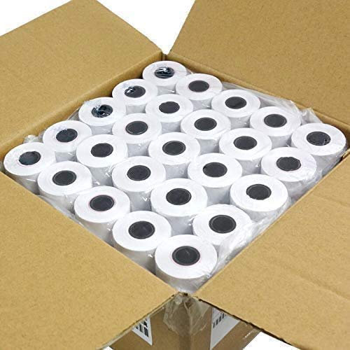Lot de 20 rouleaux de papier thermique de qualité supérieure - 80 x 80 mm - Pour imprimante Epson Citizen Toshiba Star TSP TH243 CBM232 CBM233 CBM253