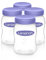 Lansinoh I Pots de conservation du lait maternel 4x160Ml de Silicone (L'emballage peut varier)