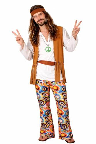 Wicked Costumes Adult Mens Woodstock Hippie Fancy Dress Costume
