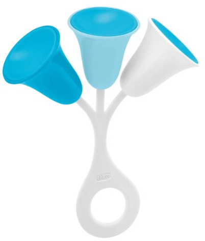 Chicco 00000023200000 - Rassel Tulpe, hellblau