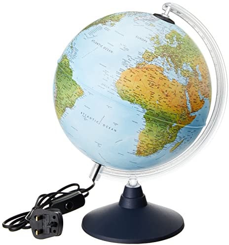 Físico y Político- Esfera Elite luminosa con APP, Multicolor, 25cm (35536042)