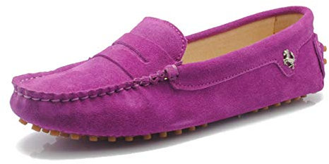 MINITOO Loafer e Mocassini Donna Malva Casual Estate Scarpe Mocassino YB9603 EU 39