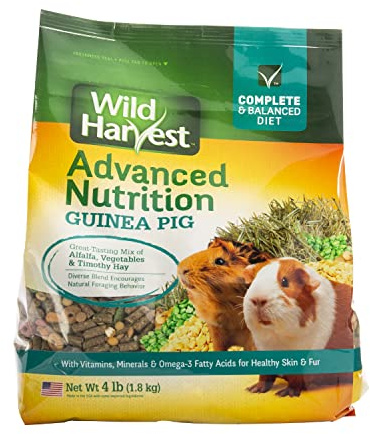Wild Harvest Advanced Nutrition Guinea Pig, 4 Pounds, Complete And Balanced Diet