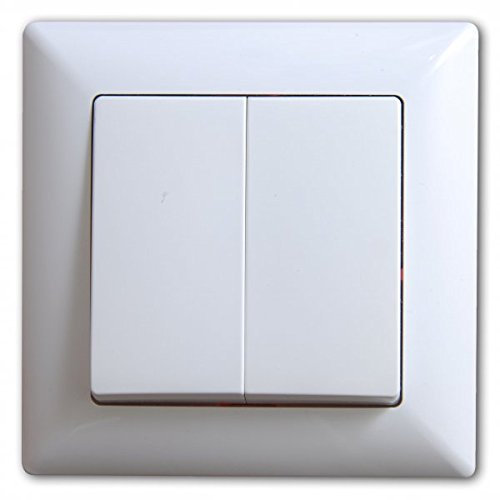 Visage 2-fach Schalter Serienschalter Weiss