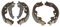 Blue Print ADT34159 Brake Shoe Set, pack of two