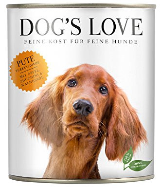 DOG'S LOVE Classic Pute, 6er-Pack (6 x 800g)