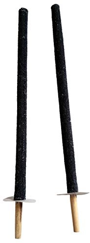 10 Wachsfackeln 60cm, 90 Minuten Brenndauer, Fackeln für den Garten, Party-Beleuchtung
