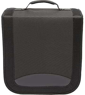 Amazon Basics CD- und DVD-Ordner für 400 Discs, Polyester (Schwarz)