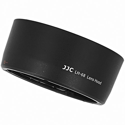 Impulsfoto JJC LH-68 Gegenlichtblende Sonnenblende Streulichtblende aus ABS in Schwarz Fuer Canon EF 50mm f/1.8 STM - aehnlich wie Canon ES-68