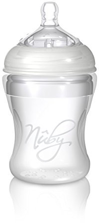 Nuby Natural Touch NT67017 SoftFlex Silicone Feeding Bottle 210 ml Neutral