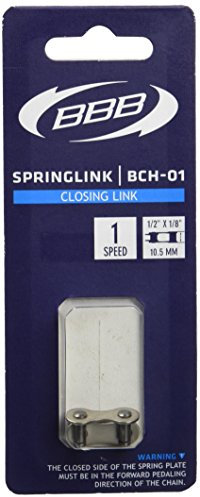 BBB Kettenverschluss Strebenschutz Führung Glied Springlink, Silber, Sin glespeed, 2.909.329.101