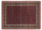 BADOHI HERATI echter klassischer Orientteppich handgeknüpft in rot-blau, Größe: 70x140 cm