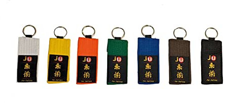 Schlüsselanhänger Gürtel Ju-Jutsu orange