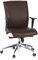 hjh OFFICE 600140 Chefsessel Murano 10 Leder Braun Bürostuhl, mittelhohe Rückenlehne, verstellbare Armlehnen
