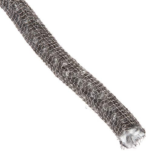 Rutland Grill-Dichtung – schwarzes Seil, Drahtummantelung 5/16 Zoll X75'
