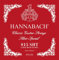 Hannabach Saiten für Klassikgitarre Serie 815 Profipack Super High Tension Silver Special (hochwertige Saite für fast jedes Instrument, Gitarrensaiten klassische Gitarre, Made in Germany), Rot