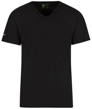 Trigema Damen V 100% Biobaumwolle T-Shirt, Schwarz (schwarz C2C 508), 52 (Herstellergröße: XXL)
