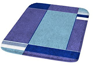 Kleine Wolke 7258769657 Badteppich Padova, 80 x 140 cm, marineblau