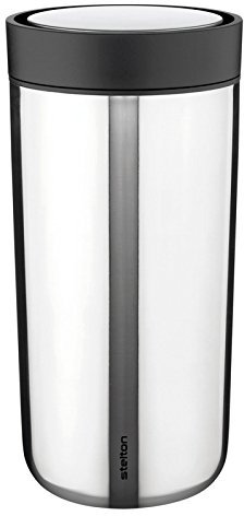 Stelton To Go Click, 0.34 l. -steel Tassen-& Untertassensets, Edelstahl, 9 x 9 x 18 cm