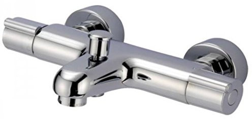 DP Bath Mérida - Mitigeur thermostatique de baignoire argenté