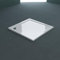 doporro Piatto Doccia Quadrato in Acrilico Rinforzato Faro1, H 4 cm Ultrasottile 80x80 Bianco Lucido con Piletta di Scarico Inclusa (AL02)
