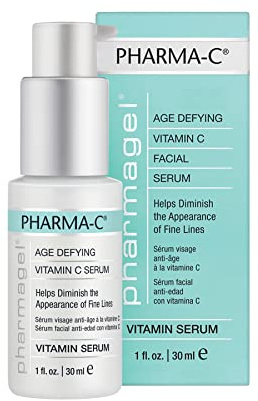 Pharmagel Pharma-C Vitamin Serum | Age Defying Facial Serum | Anti-Wrinkle Face Serum | Age Spot Remover for Face - 1 oz