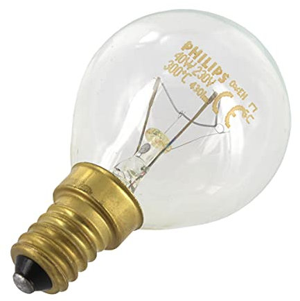 PHILIPS 0561-04030p#1#jmh Ampoule Authentique pour Four à vis Edison, E14, 40 W, Blanc