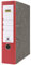Idena 303062 - Ordner für DIN A4, 8 cm breit, Wolkenmarmor, rot, 1 Stück