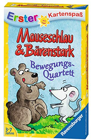Ravensburger - Mauseschlau & Bärenstark Bewegungsquartett - Erster Kartenspaß