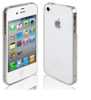 Designer Crystal Case Schutzhülle Klar Hülle Etui Tasche Case Hard Cover durchsichtig für Apple iPhone 4S 4 4G