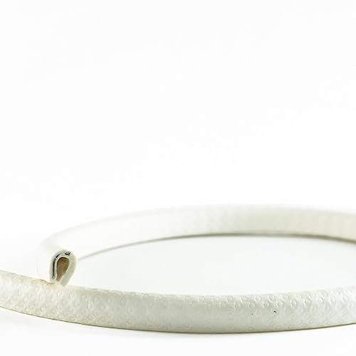 EUTRAS [10m] Kantenschutz 0,5-1,5 mm weiß – hält Ohne Kleber – Perfekt für Bleche und Autotüren – schützt und entschärft Kanten – Industriequalität Made in Germany