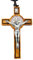 CB Gift Olivenholz St. Benedikt Kreuz Größe: 2 3/10,2 cm H – Made IN Italy