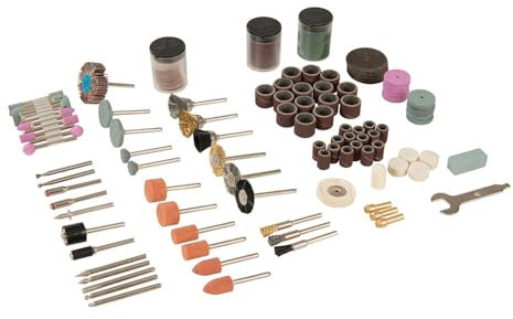 Silverline 267204 Rotary Tool Accessory Kit 216pce 3.17 mm Mandrel