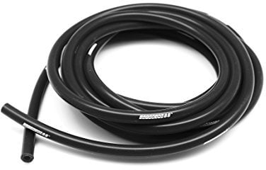 Autobahn88 High Performance Silicone Vacuum Hose, ID=0.16 (4mm), OD=0.35 (9mm), 15 Feet (4.5 Meter), Black