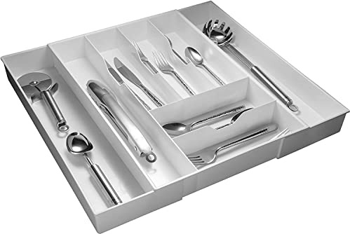 Dial Industries Expandable Silverware Utensil Drawer Organizer, Extra Wide