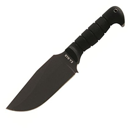 KA-BAR - Outdoormesser - Heavy Duty Warthog - Klingenlänge: 17,14 cm, Schwarz