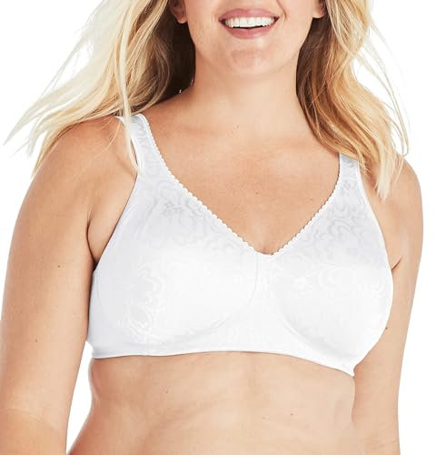 Playtex Women's 18 Hour Ultimate Lift and Support Wire Free Bra Us4745 - White - 40DD