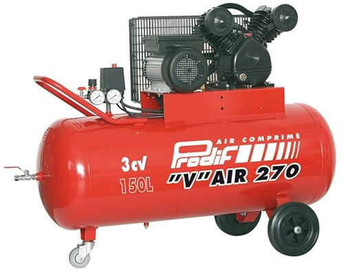 Compresseur courroie bi-cylindre v 150 l 3cv PRODIF - VC3051503M