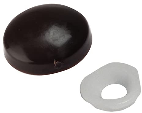 Domed Cover Cap Black No. 6-8 Bag 25