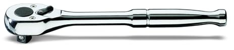 Beta 900 M/55 Reversible Ratchet, 1/4” Drive – Fine‑Tooth Mechanism, Metal Handle, High‑Torque Compact Ratchet for Automotive, Mechanical & Precision Assembly Work