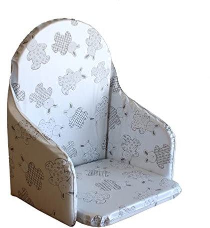 Looping Coussin de Chaise Haute PVC | Fabriqué France - Revêtement Imperméable | Lapin Pyjama